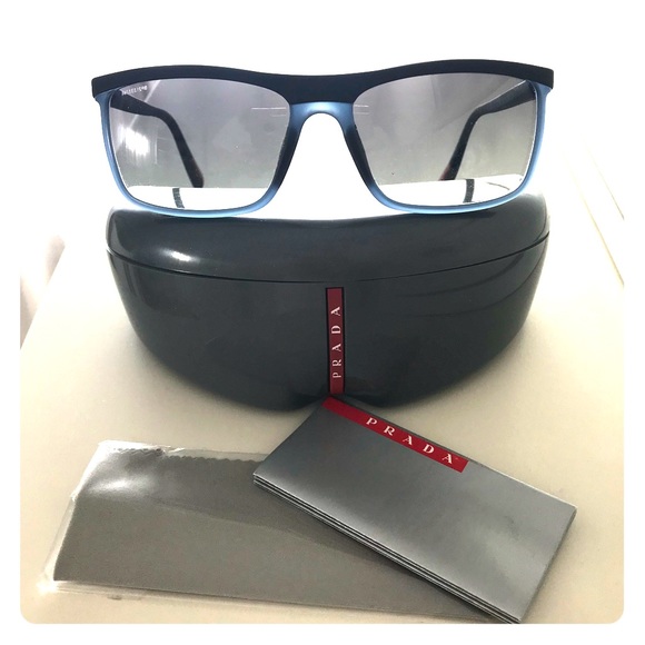 prada mens sunglasses linea rossa
